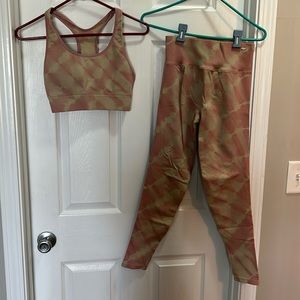 Victoria’s Secret PINK Sports bra and PINK Active leggings